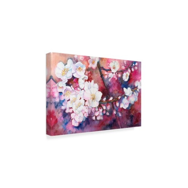 Joanne Porter 'Cherry Blossoms' Canvas Art,30x47